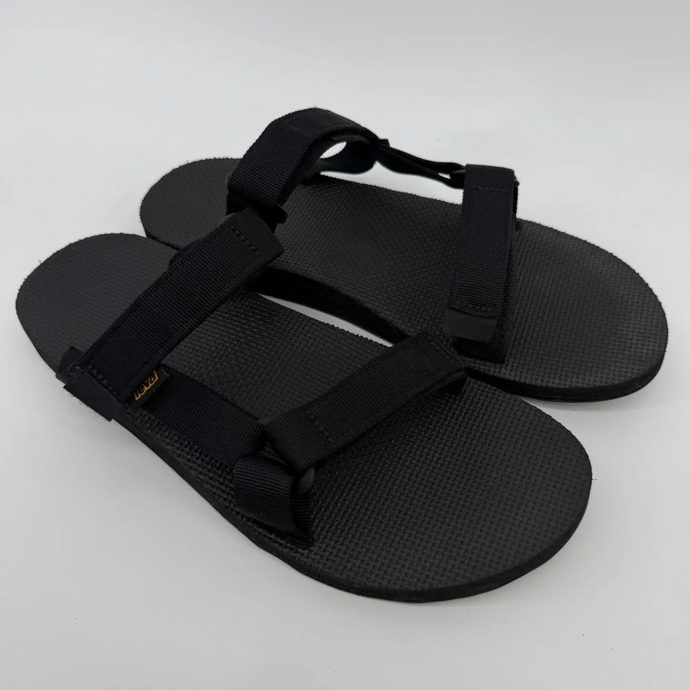 Teva Original Universal Sandals Mens 13 Black Sport Outdoor 1124047 Strappy